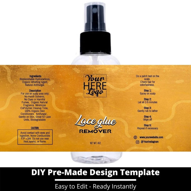 Lace Glue Remover Template 211