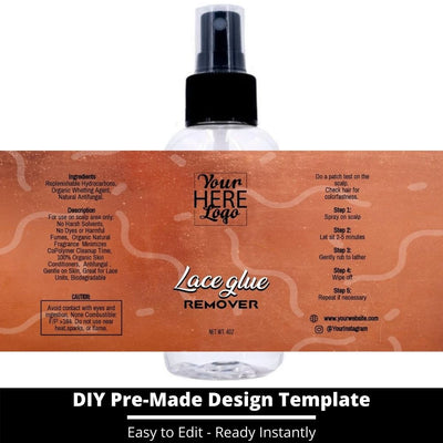 Lace Glue Remover Template 216
