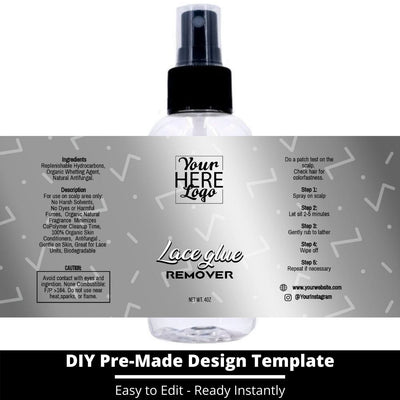 Lace Glue Remover Template 224