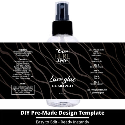 Lace Glue Remover Template 225