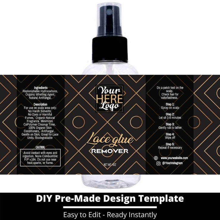 Lace Glue Remover Template 227