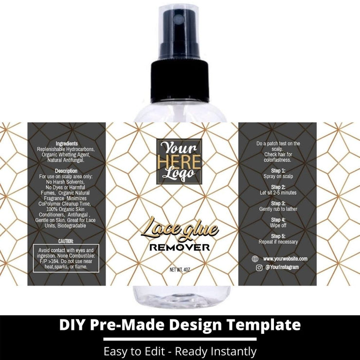 Lace Glue Remover Template 229