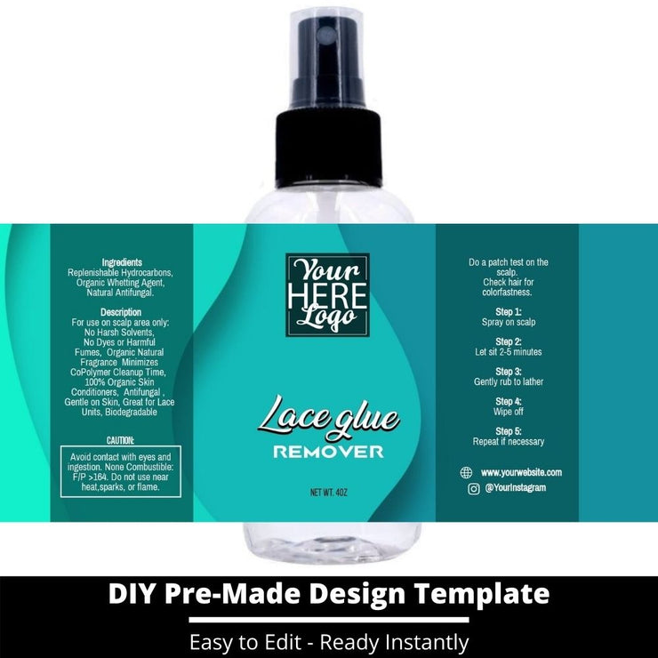 Lace Glue Remover Template 233