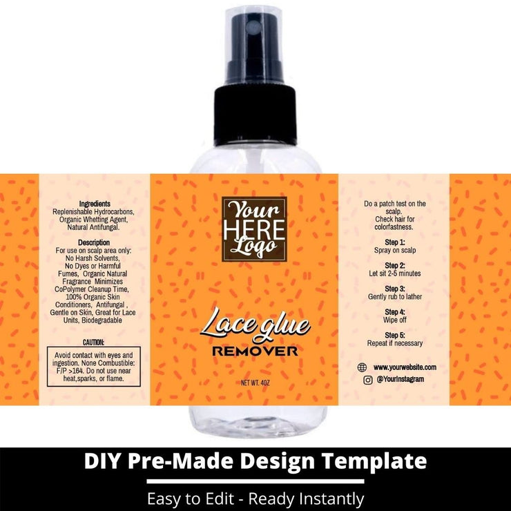 Lace Glue Remover Template 244