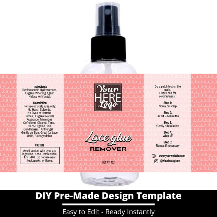 Lace Glue Remover Template 247
