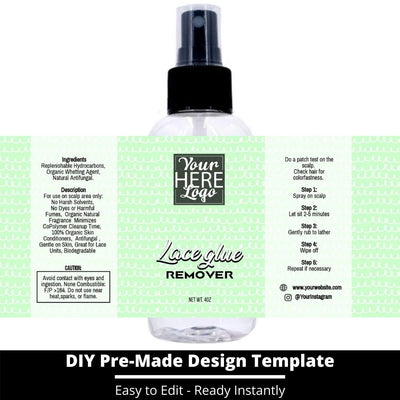 Lace Glue Remover Template 249