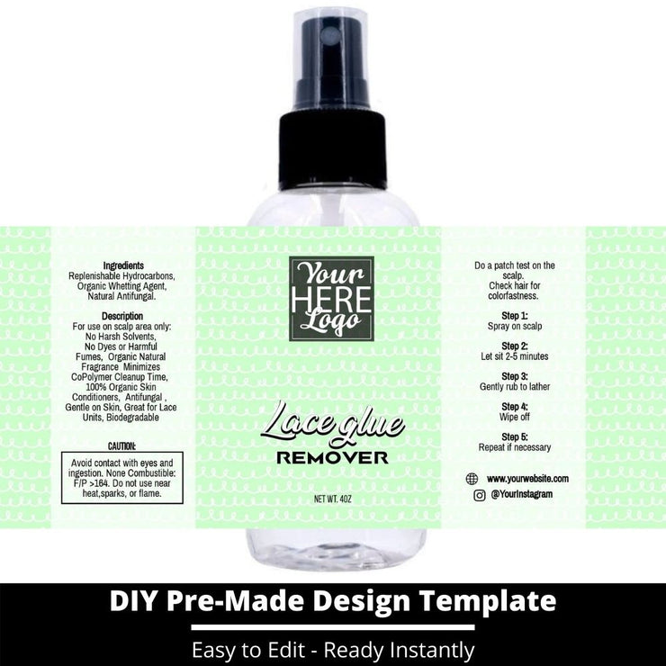 Lace Glue Remover Template 249
