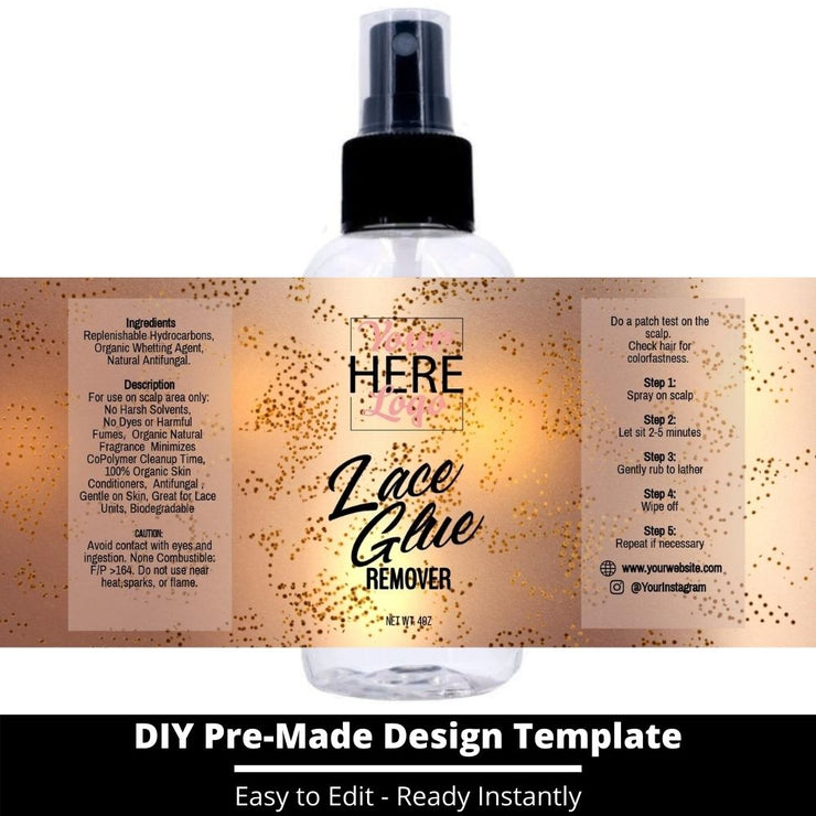 Lace Glue Remover Template 24