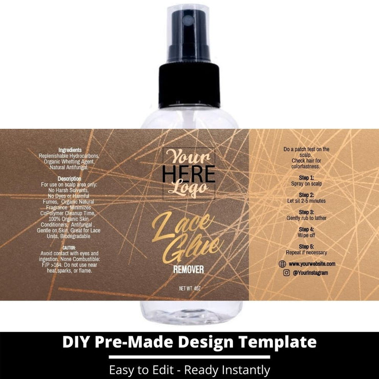 Lace Glue Remover Template 28