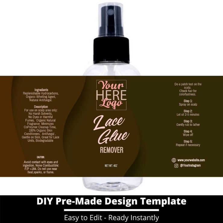Lace Glue Remover Template 37