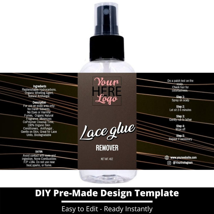 Lace Glue Remover Template 38