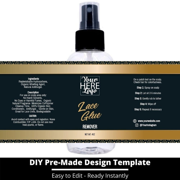 Lace Glue Remover Template 42