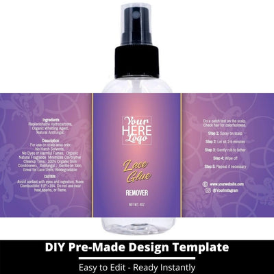 Lace Glue Remover Template 44