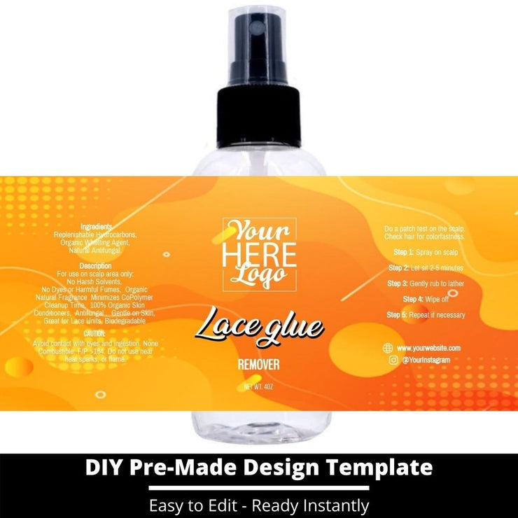 Lace Glue Remover Template 45