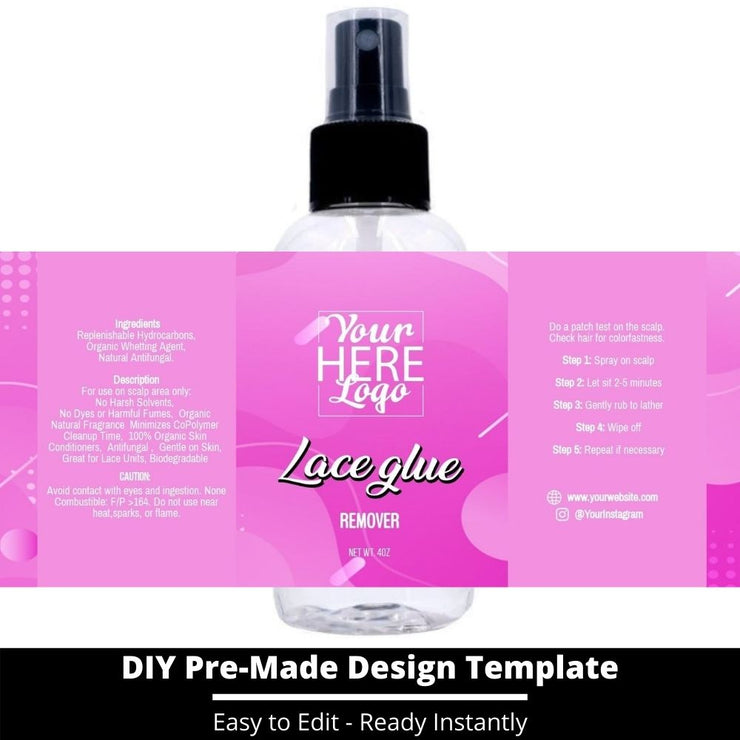 Lace Glue Remover Template 46