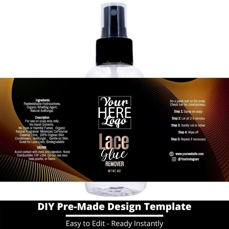 Lace Glue Remover Template 48
