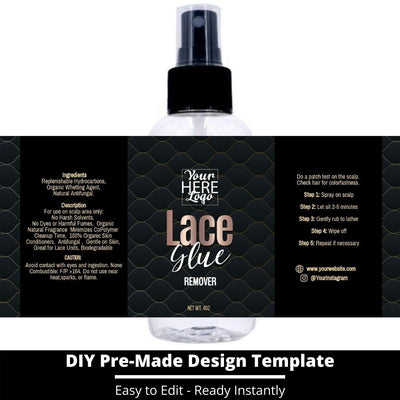 Lace Glue Remover Template 51