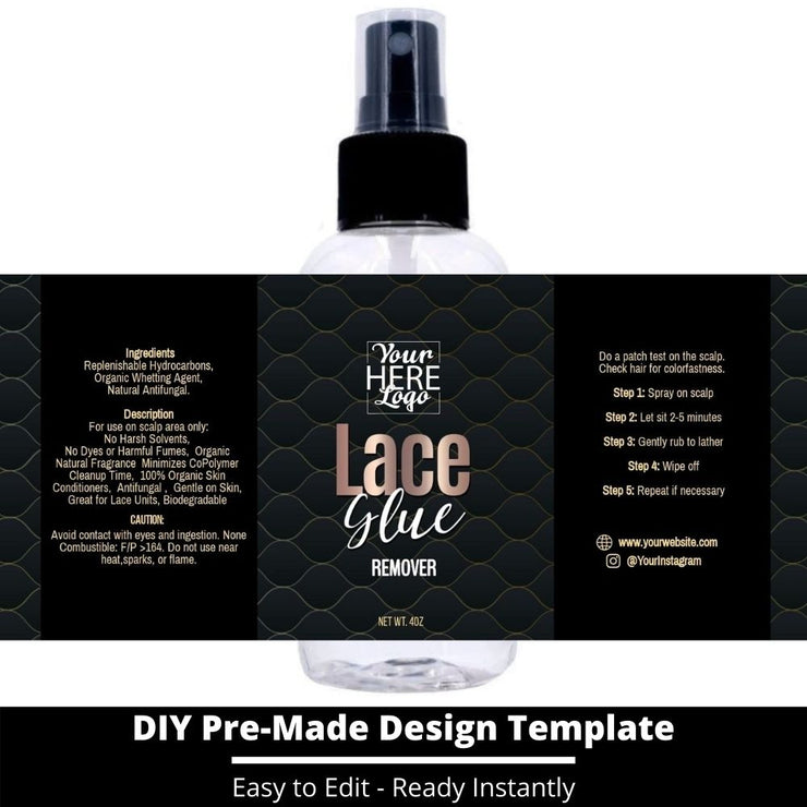 Lace Glue Remover Template 51