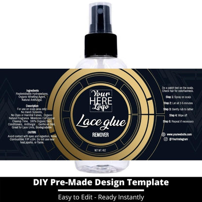 Lace Glue Remover Template 52