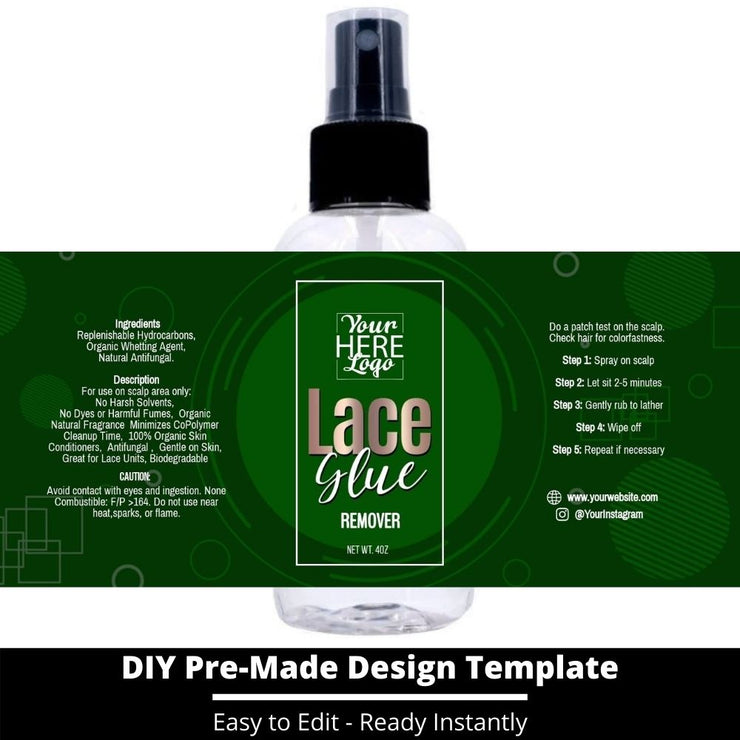 Lace Glue Remover Template 54