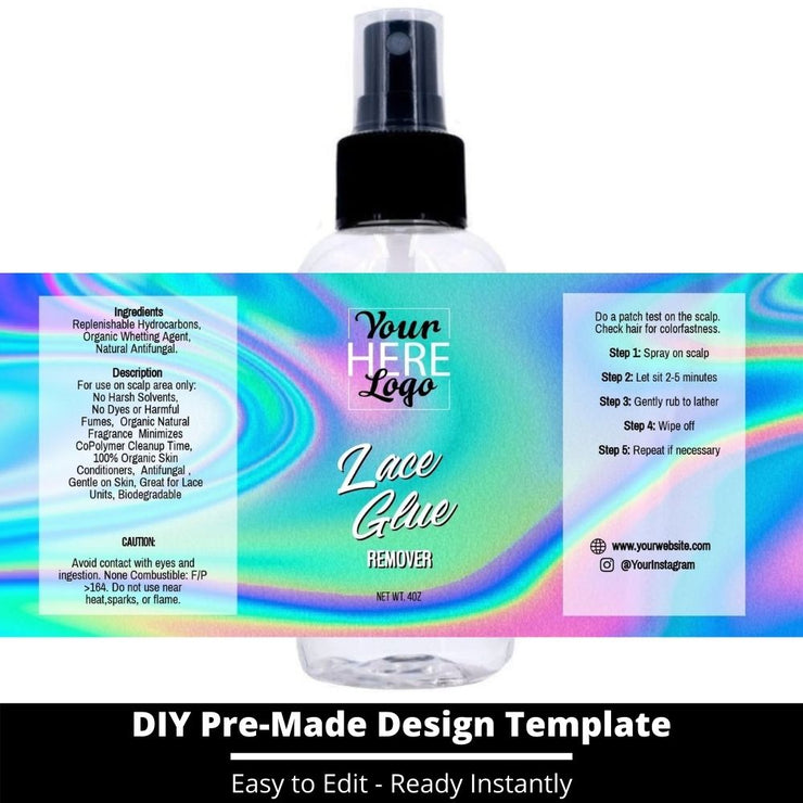 Lace Glue Remover Template 57