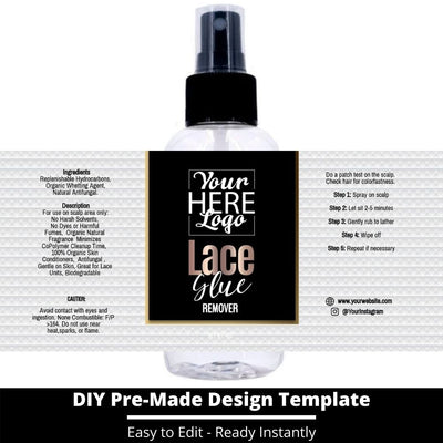 Lace Glue Remover Template 68