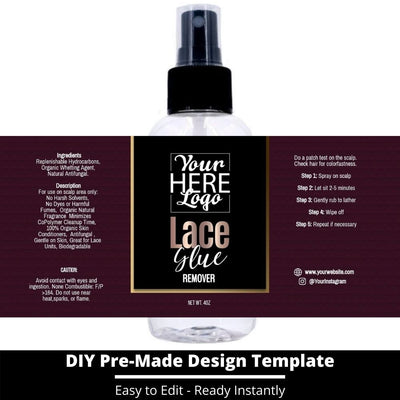 Lace Glue Remover Template 69