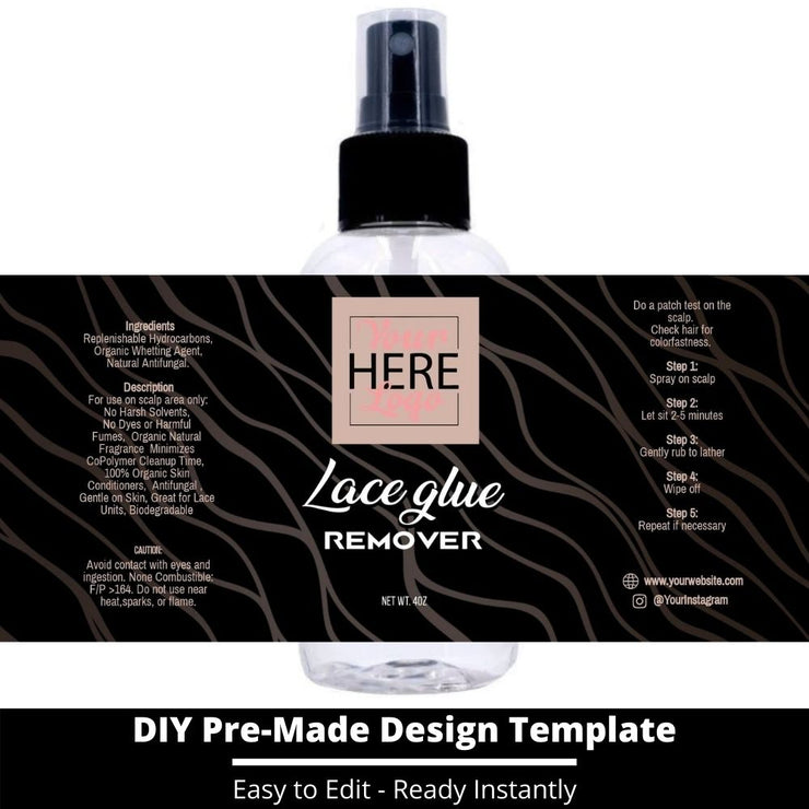 Lace Glue Remover Template 6
