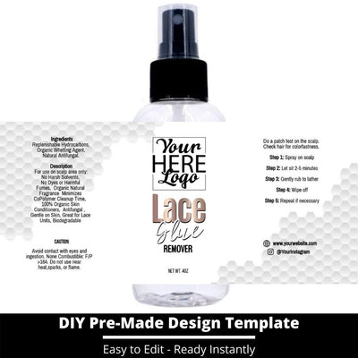 Lace Glue Remover Template 70
