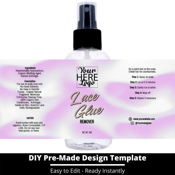 Lace Glue Remover Template 74