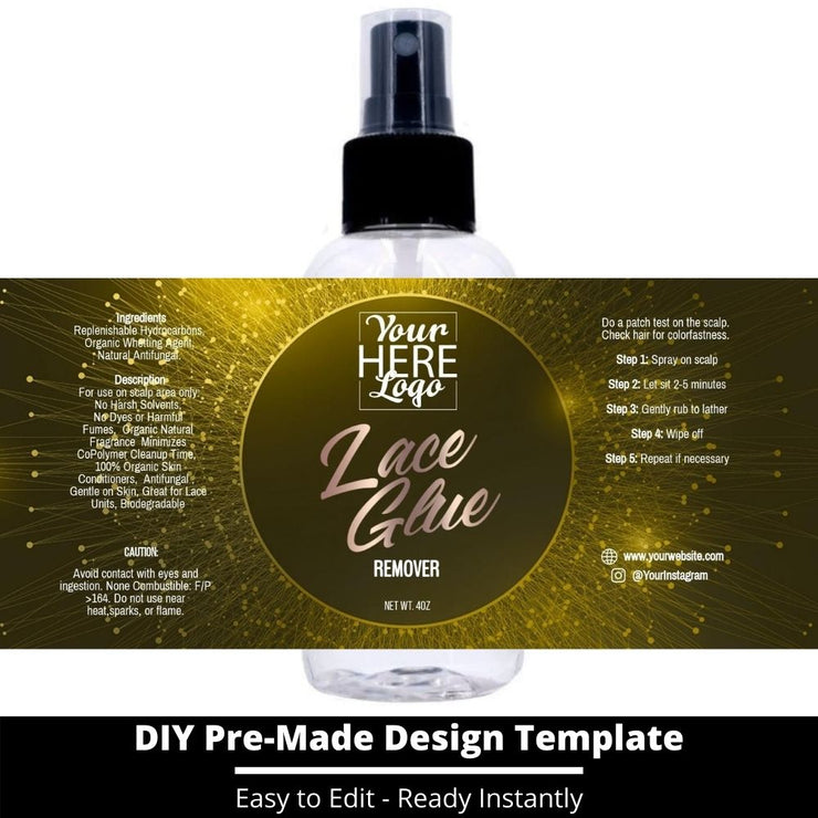 Lace Glue Remover Template 78