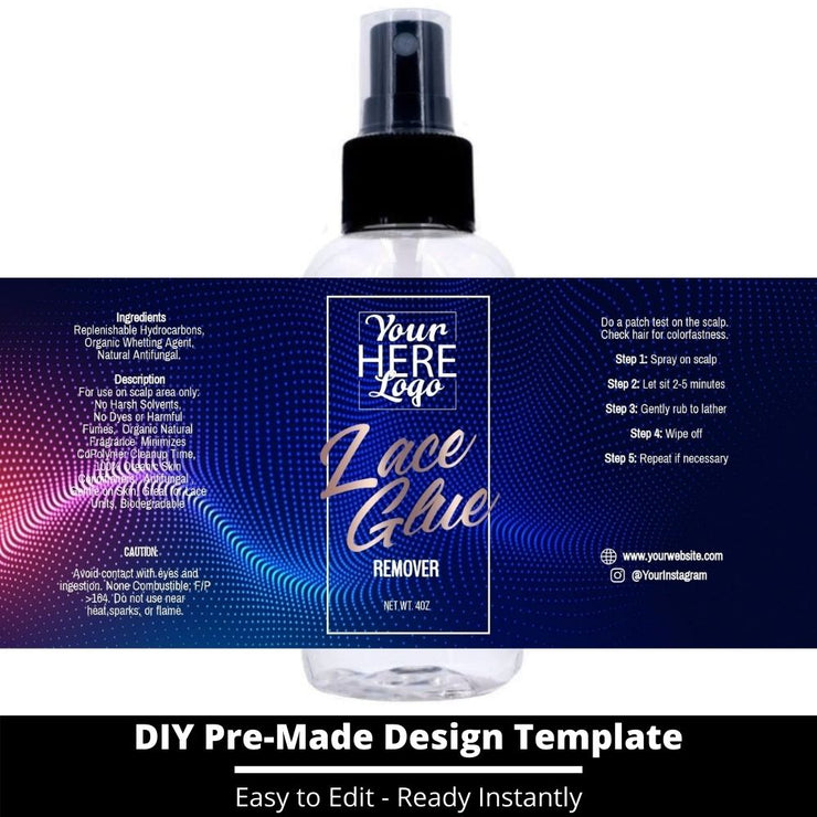 Lace Glue Remover Template 79