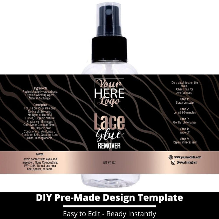 Lace Glue Remover Template 7