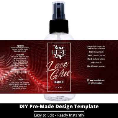 Lace Glue Remover Template 80