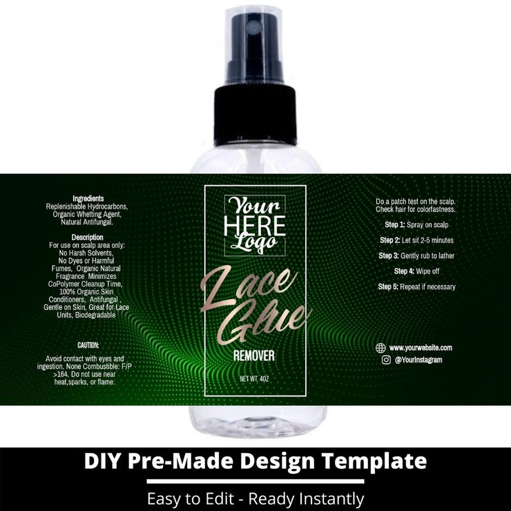 Lace Glue Remover Template 81