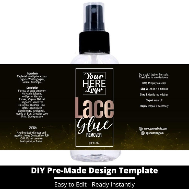 Lace Glue Remover Template 83