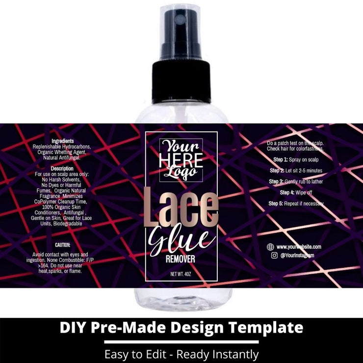 Lace Glue Remover Template 85