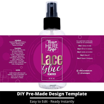 Lace Glue Remover Template 86