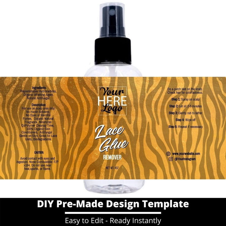 Lace Glue Remover Template 89