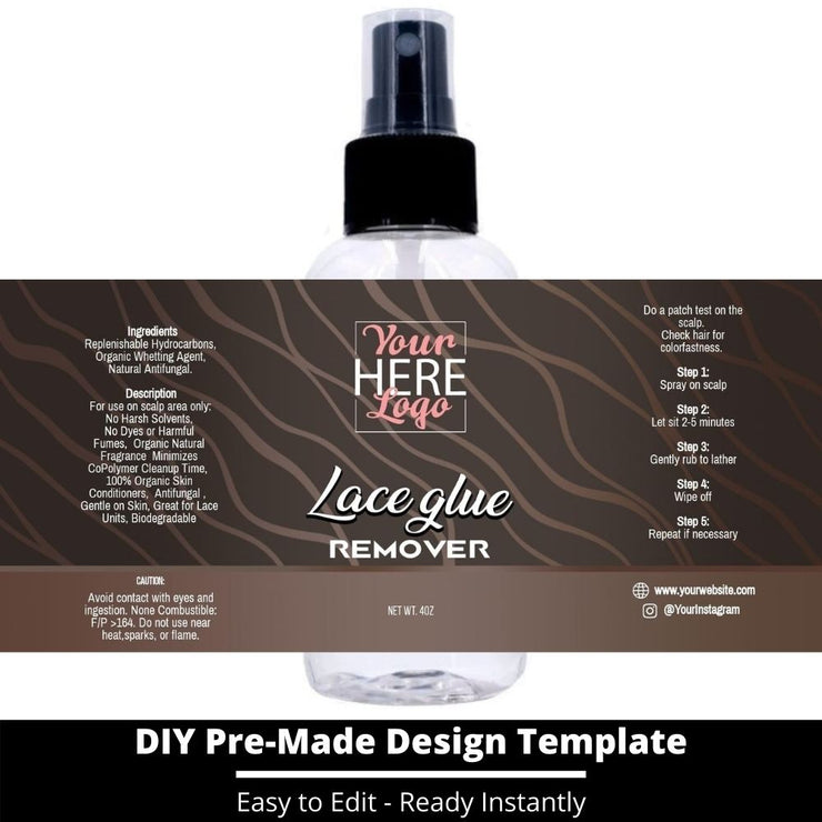 Lace Glue Remover Template 8