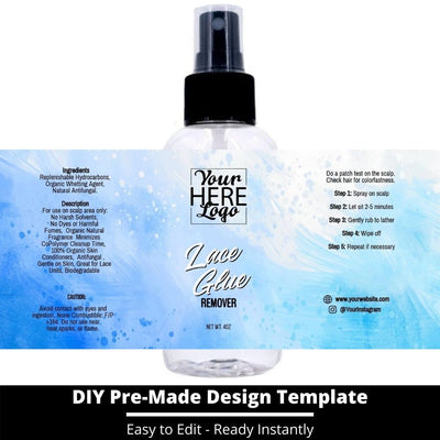 Lace Glue Remover Template 96