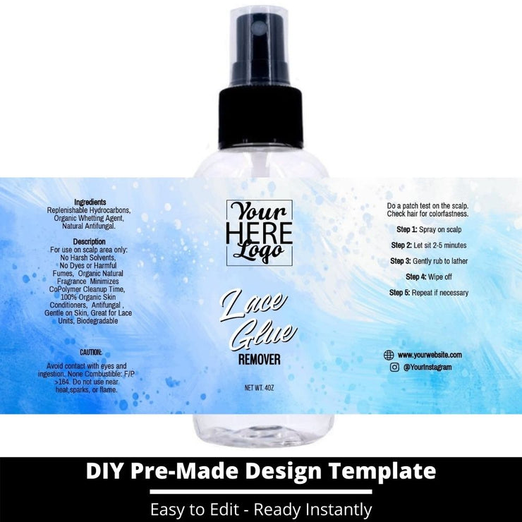 Lace Glue Remover Template 96