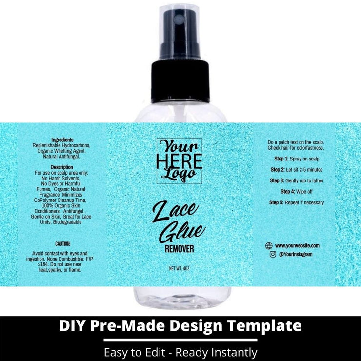 Lace Glue Remover Template 99