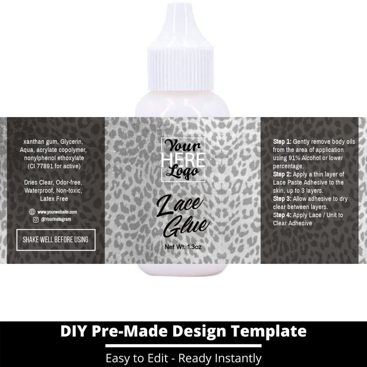 Lace Glue Template 100