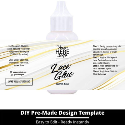 Lace Glue Template 104