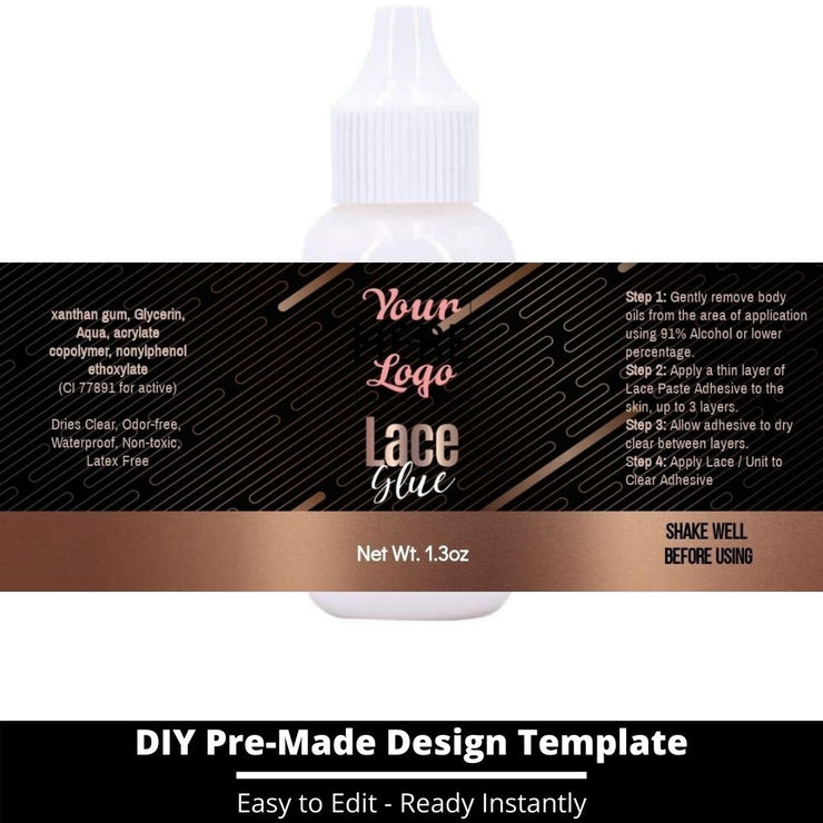 Lace Glue Template 10