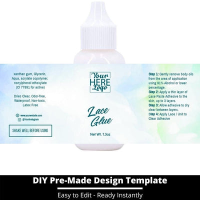 Lace Glue Template 113