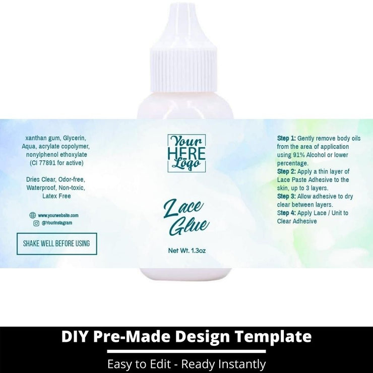 Lace Glue Template 113