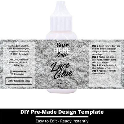 Lace Glue Template 114