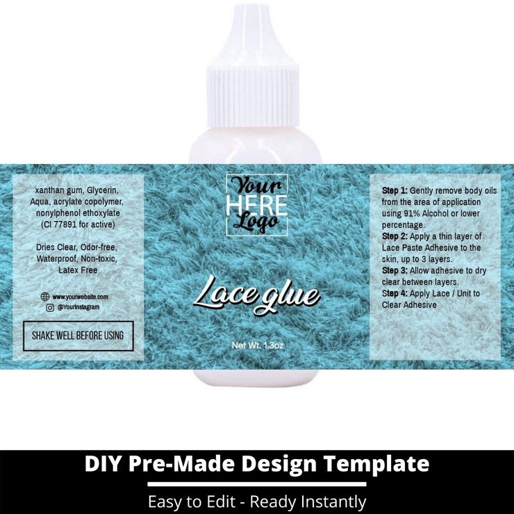 Lace Glue Template 116